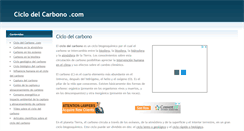 Desktop Screenshot of ciclodelcarbono.com